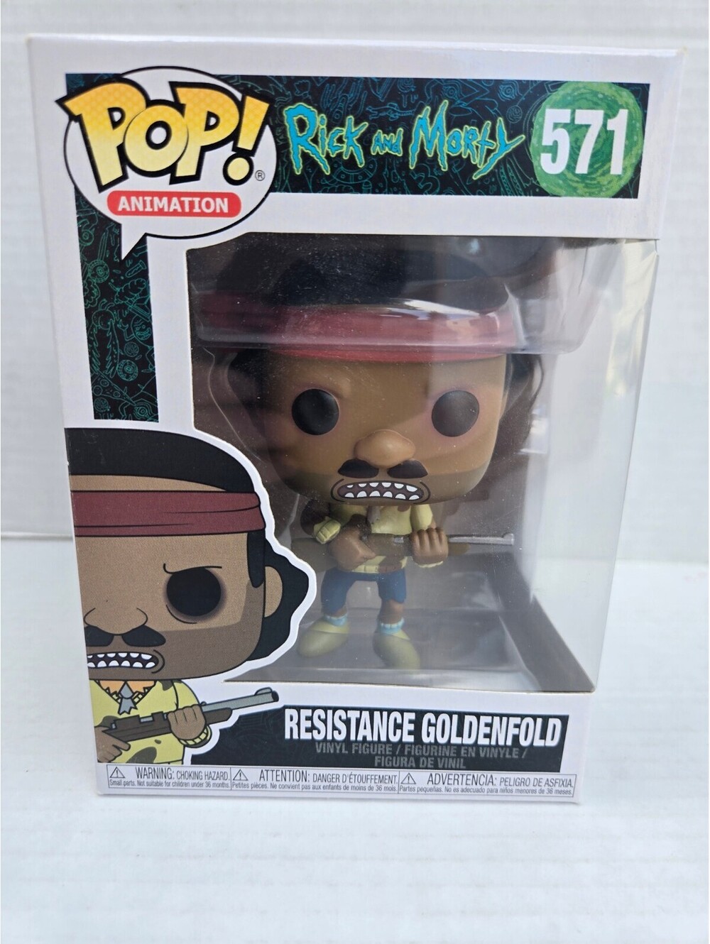 Funko Pop! Animation Rick and Morty Resistance Goldenfold Vinyl Figure #571